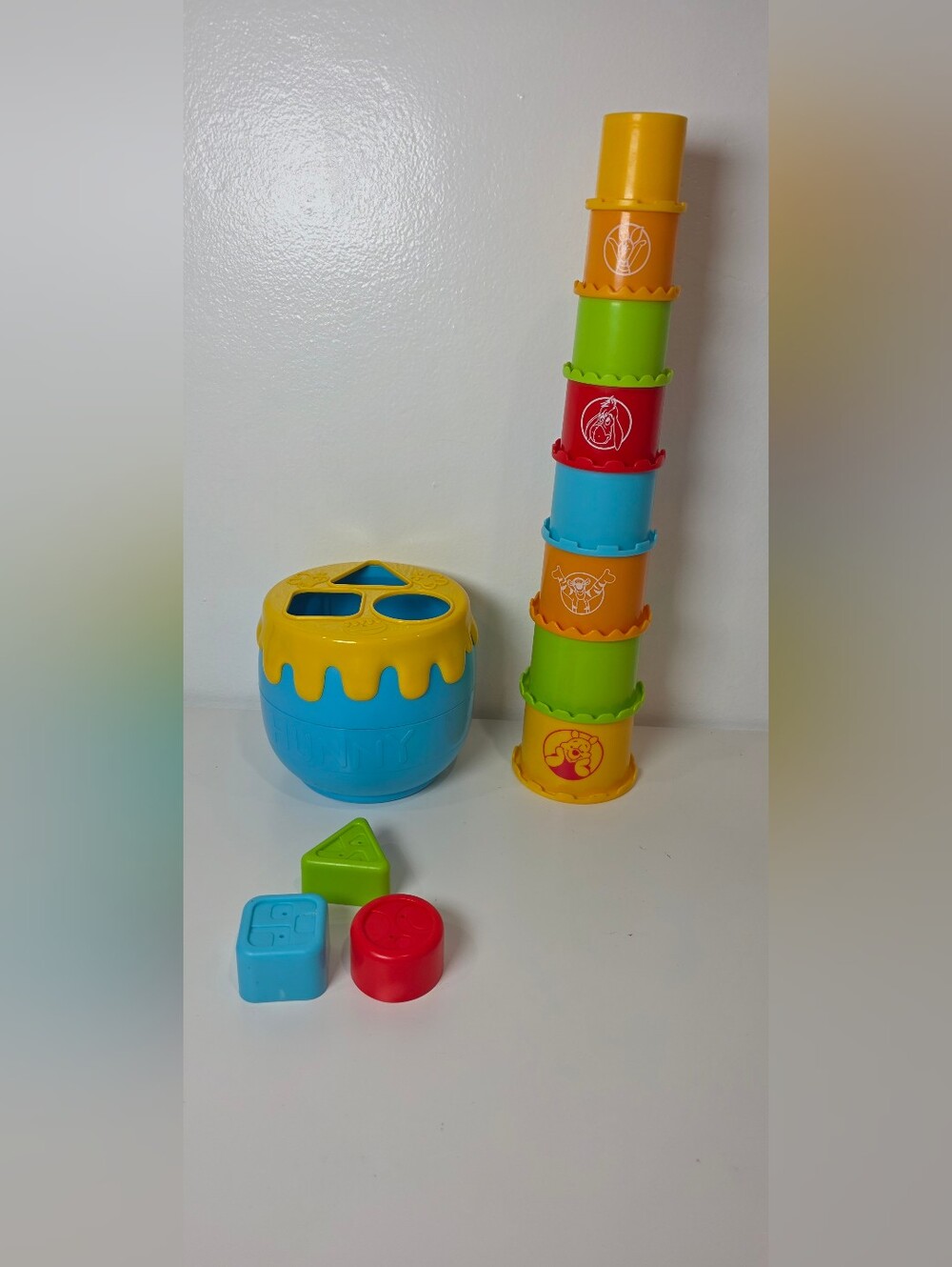 Winnie The Pooh Honey Pot Sorting And Stacking Toy Set